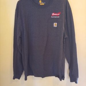 Carhartt Dark Gray Long Sleeve Men's Tee